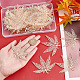 PH PandaHall 50pcs Maple Leaf Pendant Monstera Leaf Charms Metal Embellishments Stainless Steel Hollow Leaf Pendants for Jewelry Making DIY Bracelet Necklace Decoration IFIN-PH0001-83-3