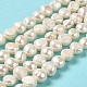 Brins de perles de culture d'eau douce naturelles PEAR-E017-13-2