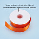 Rubans satin de double face de 100% polyester pour emballages de cadeaux SRIB-L024-3.8cm-751-3