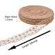 Hilo de soutache de cuerda de yute tejido a mano para decoración. OCOR-WH0031-C01-2
