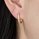 925 boucles d'oreilles créoles en argent sterling avec micro pavé de zircone cubique pour femme EJEW-F317-23G-3