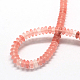 Quarzo della ciliegia fili di perle di vetro G-UK0003-05N-2