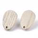 Accessoires de boucles d'oreilles en bois de cèdre MAK-N033-003-2