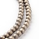 Chapelets de perles en hématite synthétique sans magnétiques G-A140-17-4mm-1