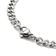 304 colliers pendentif en acier inoxydable et émail pour femmes et hommes NJEW-G123-09P-4