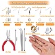 Kit de recherche de fabrication de boucles d'oreilles bricolage DIY-SZ0007-85-2