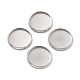 316 Surgical Stainless Steel Cabochon Tray Settings STAS-I187-06D-P-1