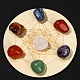 Wood & Natural Gemstone Seven Star Array Plate PW-WG58157-01-1
