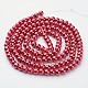 Chapelets de perles en verre nacré HY-6D-B73-1