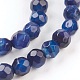 Chapelets de perles d'agate naturelle G-MSMC007-20-4mm-3