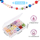 Pandahall elite 15 colores perlas de plástico abs KY-PH0001-54-4