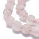 Chapelets de perles en quartz rose naturel G-K303-B15-10MM-3