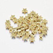 Long-Lasting Plated Brass Beads KK-K193-A-056G-NF