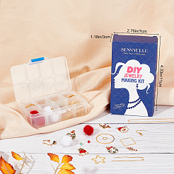 237 Stück DIY-Set zum Basteln von Ohrringen mit Weihnachtsmotiven&nbsp;DIY-SC0015-05