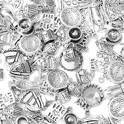 100 шт. 10 стильные подвески из цинкового сплава в тибетском стиле с чайной тематикой&nbsp;TIBEP-CJ0001-69