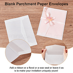 Пустые конверты из пергаментной бумаги AJEW-WH0038-98B