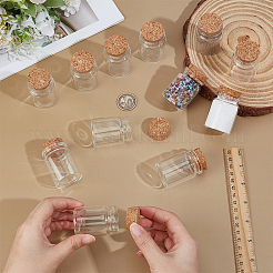 Wunschflaschen aus Glas als Behälter für Perlen&nbsp;LS-AJEW-WH0871-38C