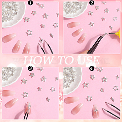 Звезда сплава горный хрусталь кабошоны&nbsp;MRMJ-CP0001-43A