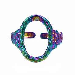 Открытые овальные кольца-манжеты&nbsp;RJEW-N038-001