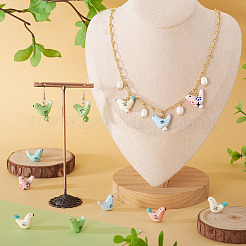 14шт 7 цвета фарфоровые бусины ручной работы&nbsp;PORC-TA0001-18