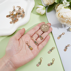 20 шт. подвеска из эмали для украшения брелока для сумки&nbsp;HJEW-ME0001-05A