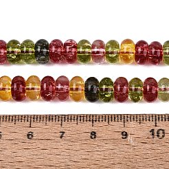 Brins de perles de verre transparentes craquelées&nbsp;GLAA-N074-02A-02