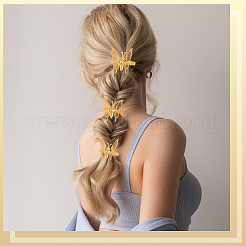 12 шт. заколки для волос из сплава кожи аллигатора для женщин&nbsp;OHAR-SP0001-06G