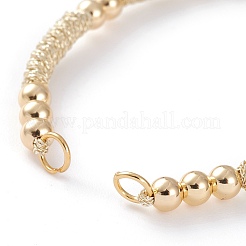 Fabbricazione di braccialetti con cordino intrecciato in poliestere regolabile&nbsp;AJEW-JB00892-06
