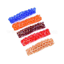 Эластичный браслет из стеклянных бусин&nbsp;BJEW-N018-03