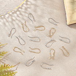 20 шт. 2 цветных латунных крючка для серег&nbsp;KK-PH0002-77