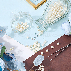 180 pièce de rivets en plastique abs imitation perle&nbsp;KY-CL0001-02C