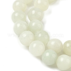 Природного нефрита Xiuyan бисер нитей&nbsp;G-Z085-A01-6mm