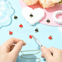 8шт 4 стиля латунные эмалевые подвески&nbsp;KK-CJ0003-72