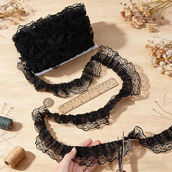 1 ruban de dentelle florale en organza&nbsp;OCOR-NB0002-85B