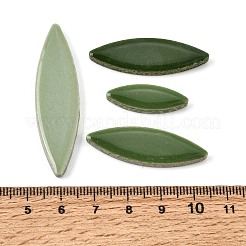 Azulejos de mosaico de porcelana con forma de hoja plana alargada&nbsp;PR-CBA4734-02D
