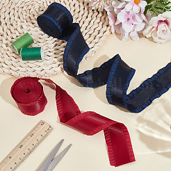 10 ярд двухцветной полиэстеровой гофрированной ленты&nbsp;OCOR-ME0001-20