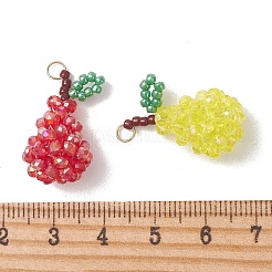 Ab Farbe überzogen Glas-Anhänger&nbsp;PALLOY-MZ01328