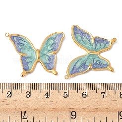 Подвески из нержавеющей стали 304 с эмалью&nbsp;STAS-V015-61C-G