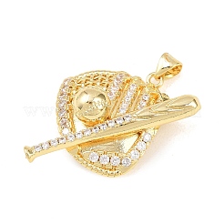 Латунные микро проложить кубического циркония подвески&nbsp;LS-KK-Z145-06G-01
