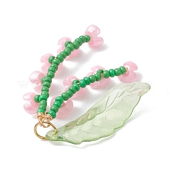 Стеклянные подвески из бисера&nbsp;PALLOY-MZ01249-01