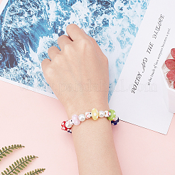 10шт 5 цвета бусины лэмпворк ручной работы&nbsp;GLAA-OC0001-20