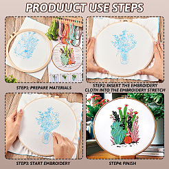 3 Set mit 3 DIY-Stickerei-Starter-Kits&nbsp;DIY-TA0006-67