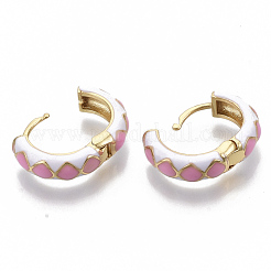 Laiton Huggie boucles d'oreilles&nbsp;EJEW-S209-05E