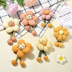 1 комплект из 6 шт. 6 стилей брошей из ткани с цветами разных цветов&nbsp;ST-CJ0038-001