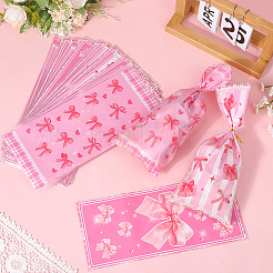 100 шт. целлофановые пакеты для хранения конфет с принтом в виде банта из ОПП&nbsp;ABAG-SP0001-54