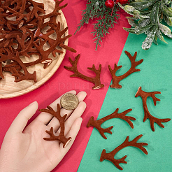 36 stücke 2 arten samt und kunststoff geweih schneemann hand zweig&nbsp;FIND-GF0007-09B