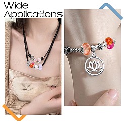 50шт смоляные европейские бусины&nbsp;RESI-CJC0050-01B