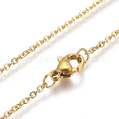 Colliers avec pendentifs en strass en acier inoxydable 304&nbsp;NJEW-F275-12G