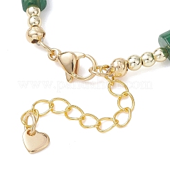 Браслеты из бусин-колонн с натуральным лазуритом/натуральным апатитом/натуральным соколиным глазом/натуральным изумрудом для женщин&nbsp;BJEW-JB13115