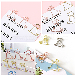Clips de papel de hierro 40pcs 2 colores&nbsp;AJEW-SP0002-98B
